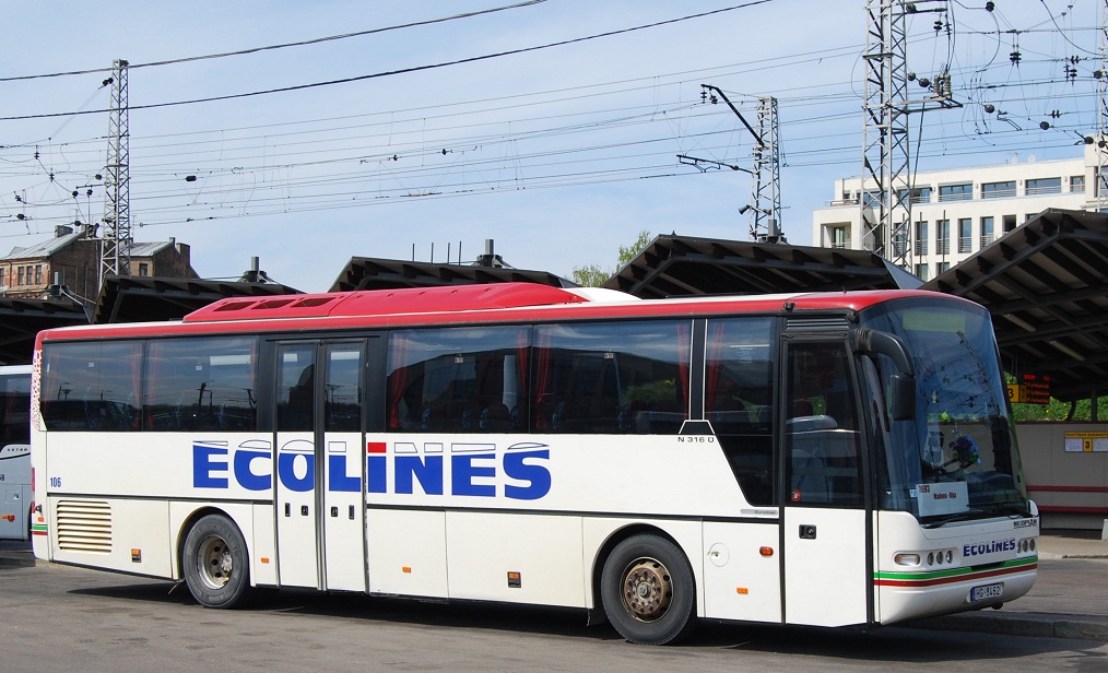 Латвия, Neoplan PC1 N3316Ü Euroliner Ü № 106