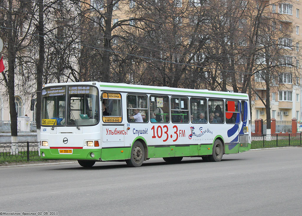 Тульская область, ЛиАЗ-5256.45 № 524