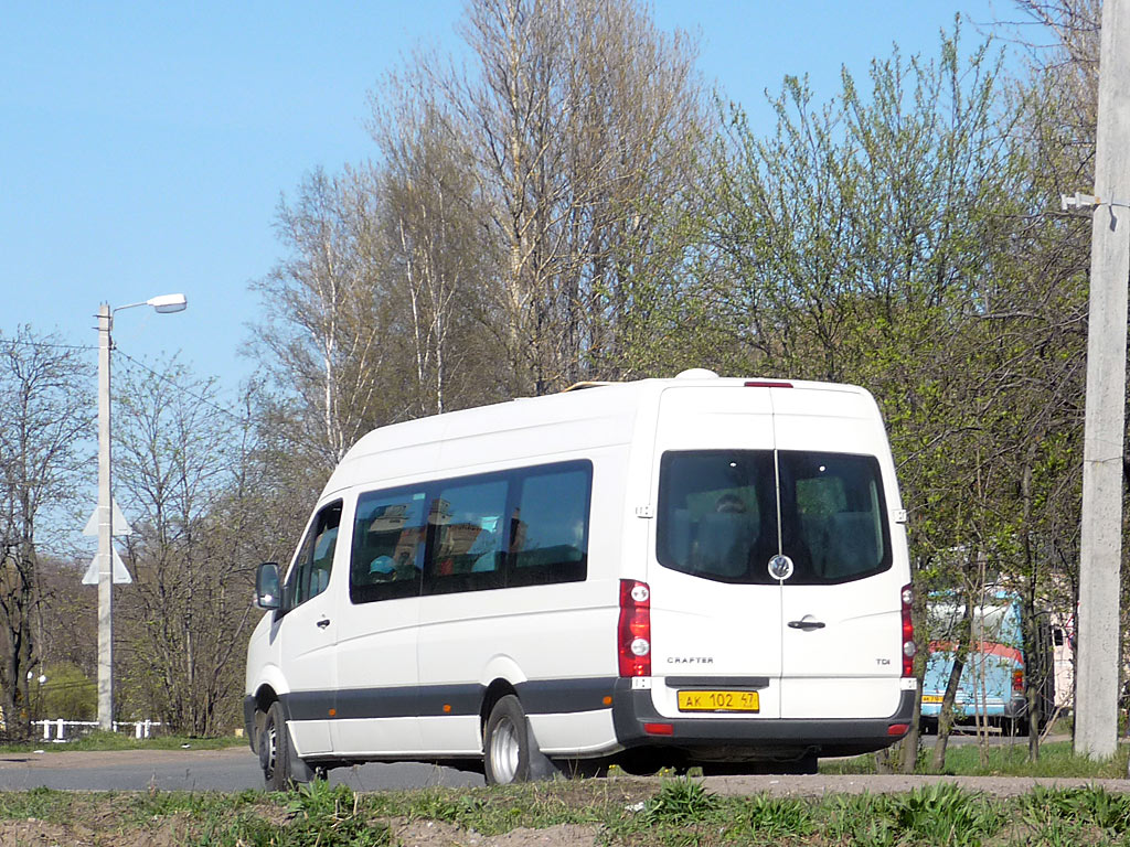 Ленинградская область, Volkswagen Crafter № АК 102 47