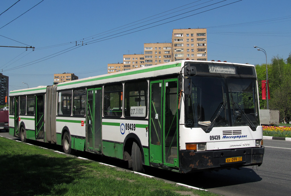 Москва, Ikarus 435.17 № 09439