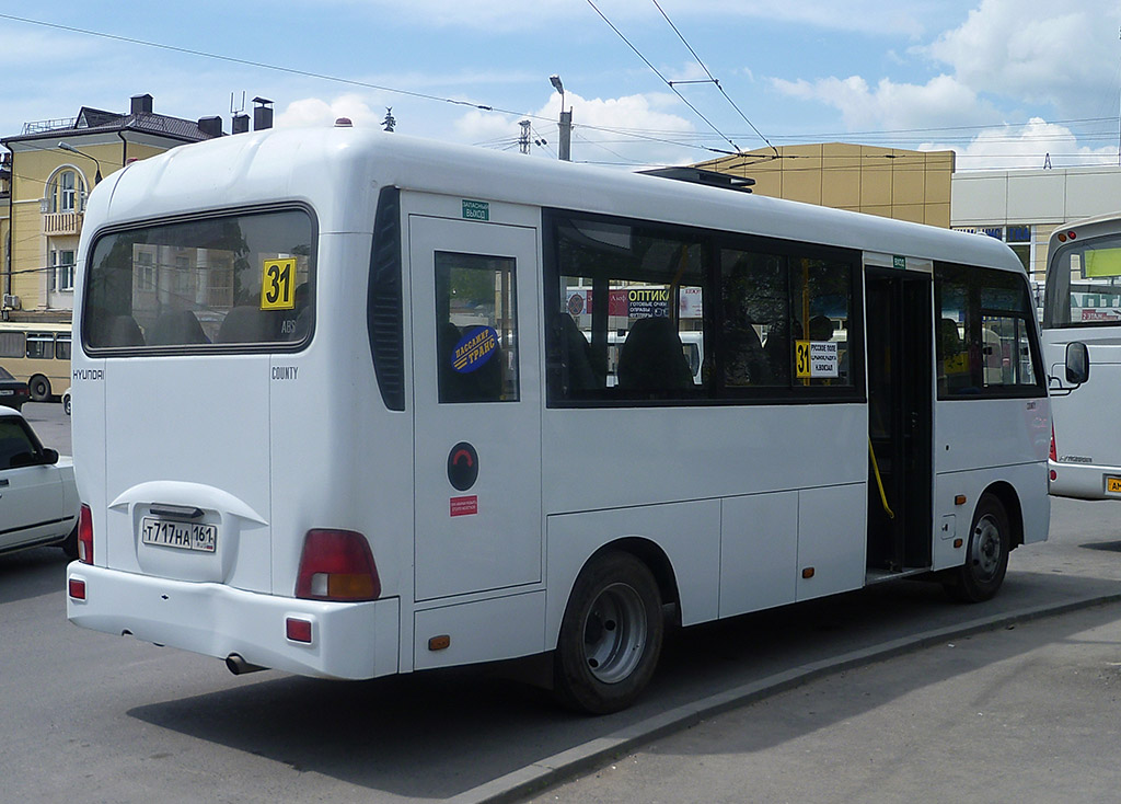 Ростовская область, Hyundai County LWB C11 (ТагАЗ) № Т 717 НА 161