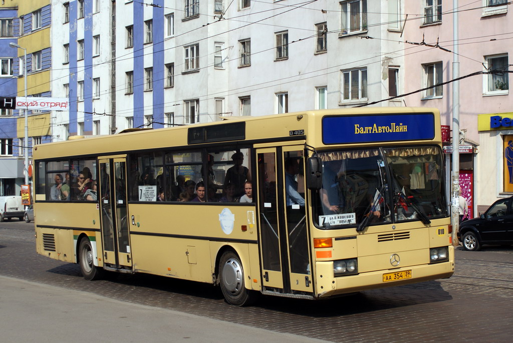 Калининградская область, Mercedes-Benz O405 № 010