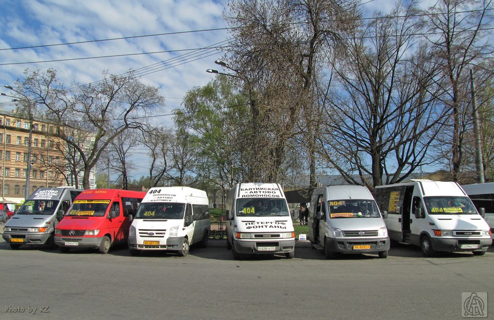 Санкт-Петербург, Нижегородец-222702 (Ford Transit) № ВА 581 78; Санкт-Петербург, IVECO Daily 35C13 № К 628 УК 05; Санкт-Петербург, LDV Maxus № АА 867 78