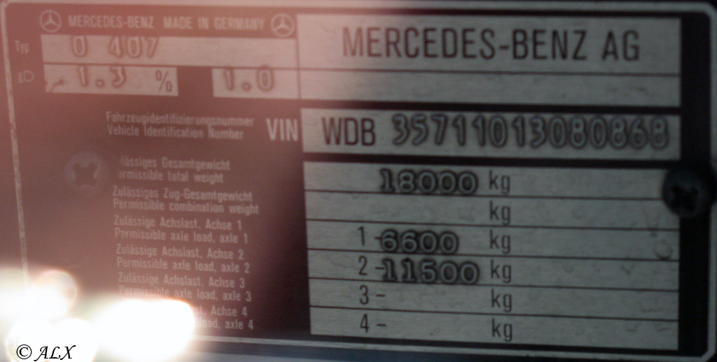 Perm region, Mercedes-Benz O407 # А 569 КМ 159