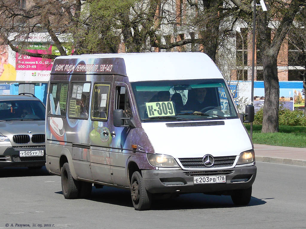 Санкт-Петербург, Mercedes-Benz Sprinter W904 408CDI № Е 203 РВ 178