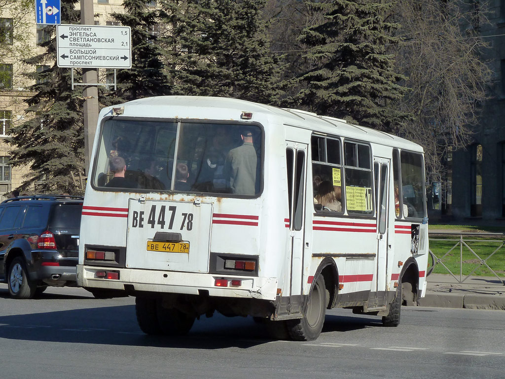 Санкт-Петербург, ПАЗ-32054 № ВЕ 447 78