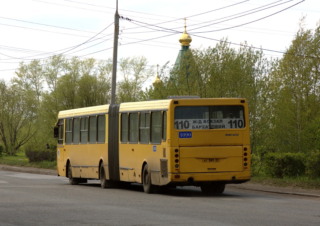 Omsk region, LiAZ-6212.00 Nr. 1090