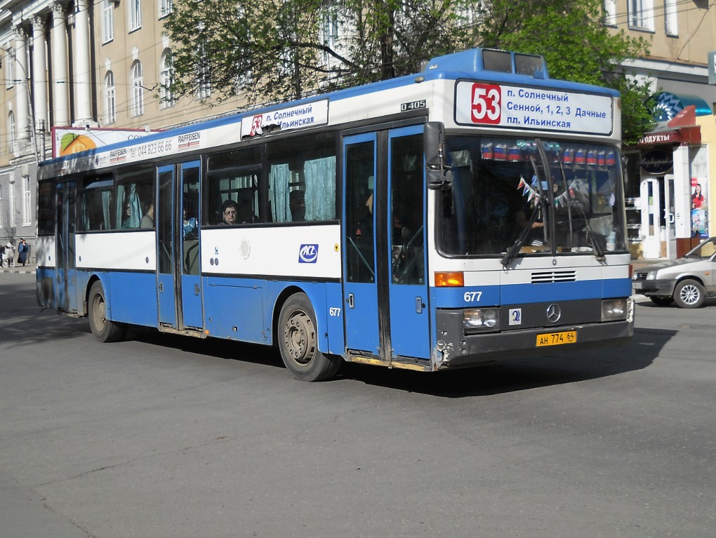 Saratov region, Mercedes-Benz O405 Nr. АН 774 64