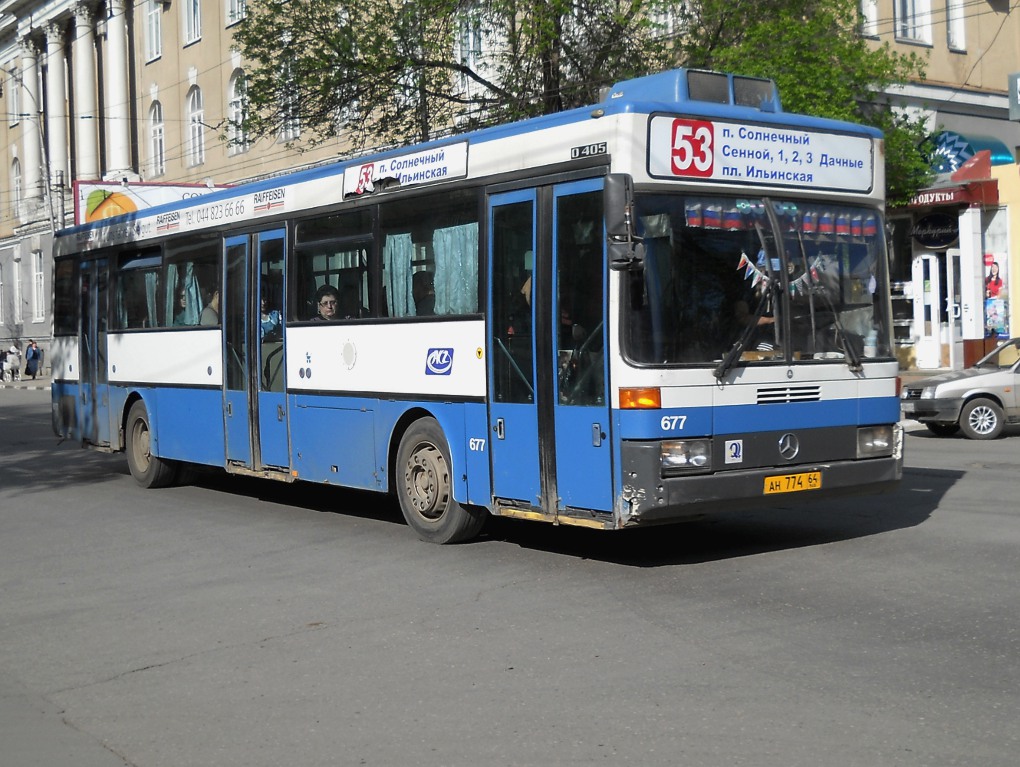 Saratov region, Mercedes-Benz O405 č. АН 774 64