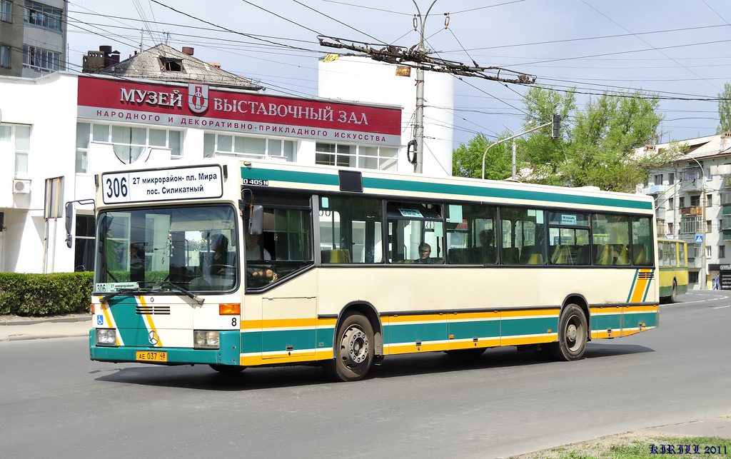 Липецкая область, Mercedes-Benz O405N № АЕ 037 48