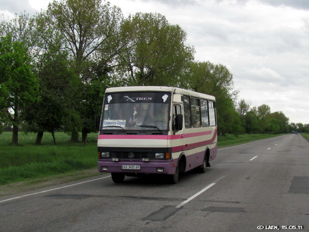 Харьковская область, БАЗ-А079.19 "Мальва" № AX 3435 AT