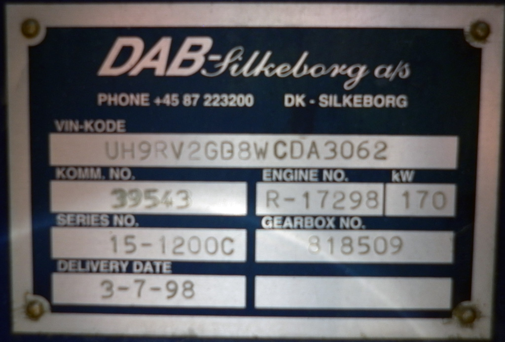 Свердловская область, DAB Citybus 15-1200C LPG № ВМ 606 66
