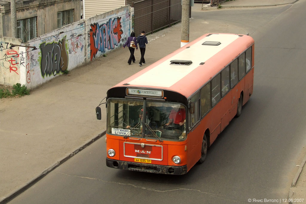 Тверская область, MAN 192 SL200 № АК 035 69