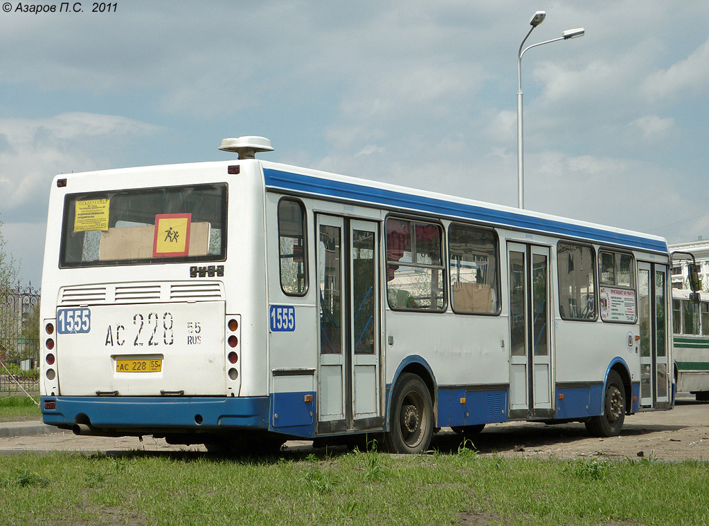 Омская область, ЛиАЗ-5256.45 № 1555