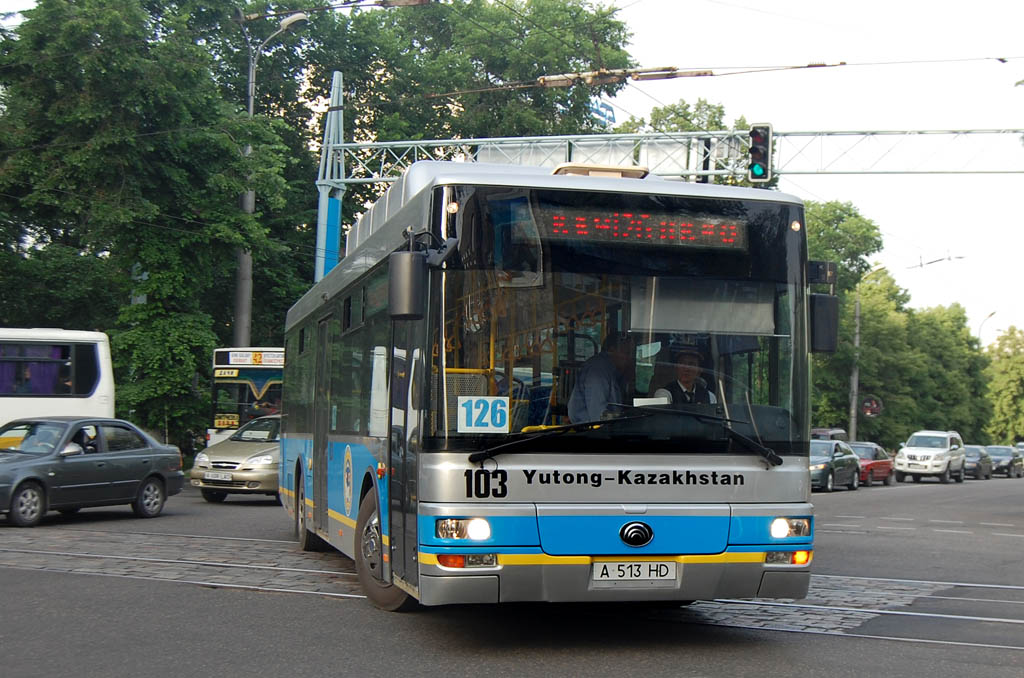 Алматы, Yutong ZK6120HGM № 103