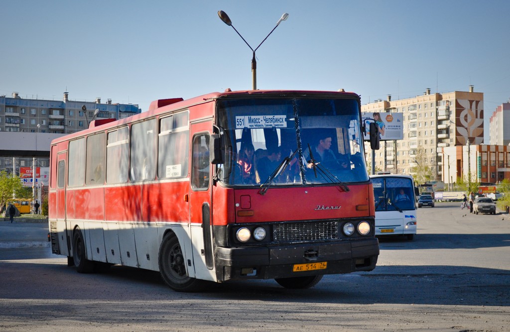 Челябинская область, Ikarus 250.59 № АЕ 514 74