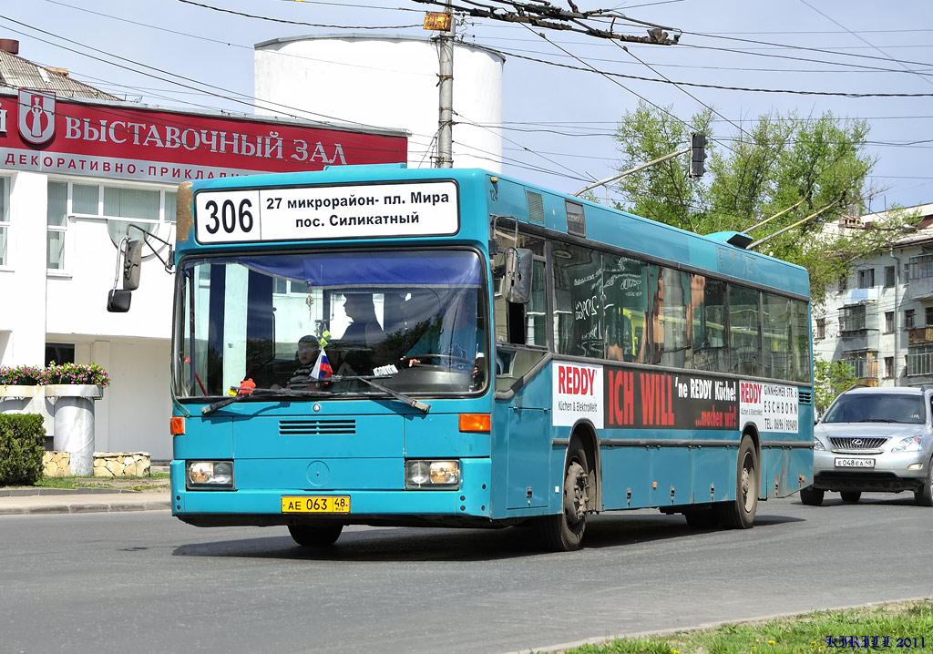 Липецкая область, Mercedes-Benz O405N № АЕ 063 48