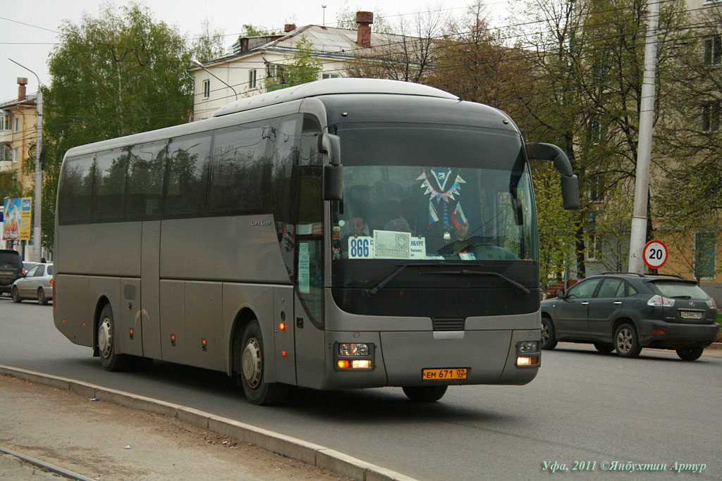 Башкортостан, MAN R07 Lion's Coach RHC414 № ЕМ 671 02