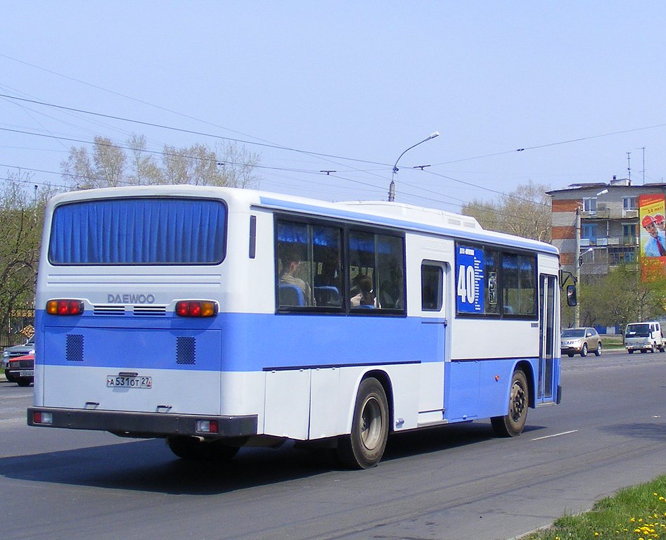 Хабаровский край, Daewoo BS106 Royal City (Busan) № А 531 ОТ 27