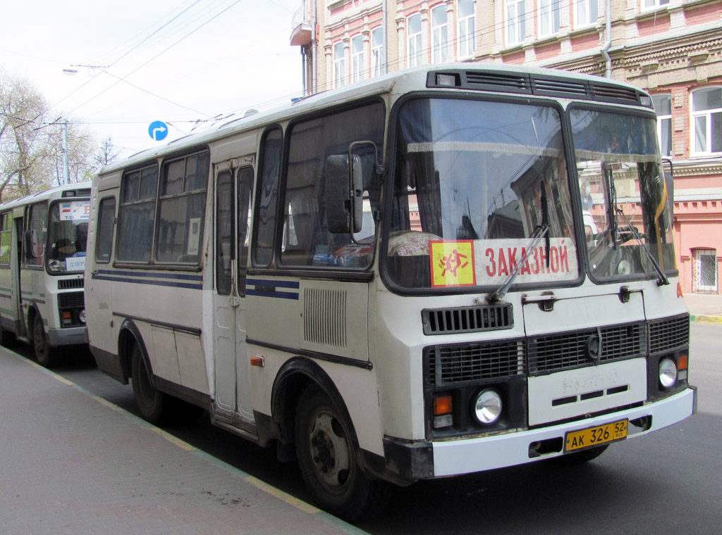 Нижегородская область, ПАЗ-3205-110 № АК 326 52