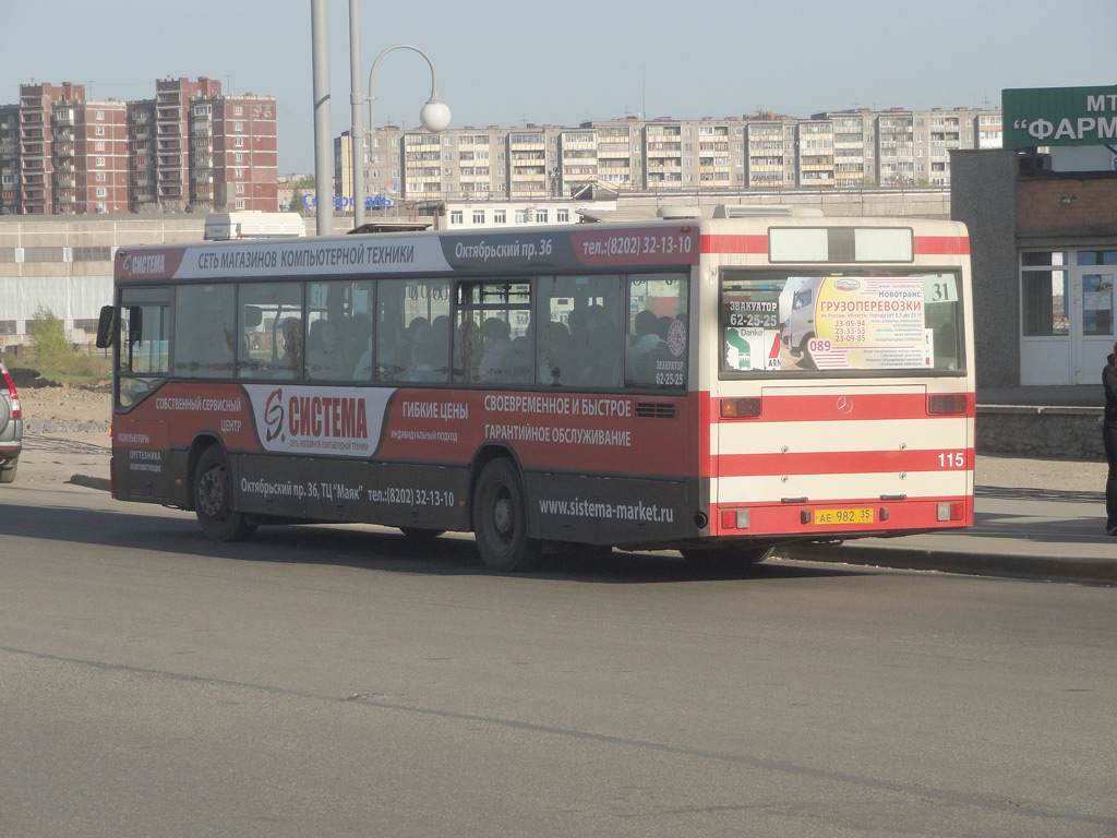 Вологодская область, Mercedes-Benz O405N № АЕ 982 35