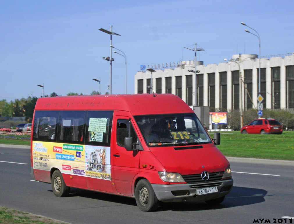 Санкт-Петербург, Mercedes-Benz Sprinter W903 316CDI № Е 578 АХ 178