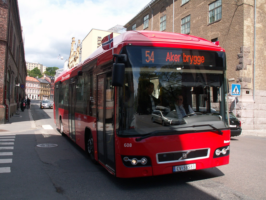 Норвегия, Volvo 7700 Hybrid № 608