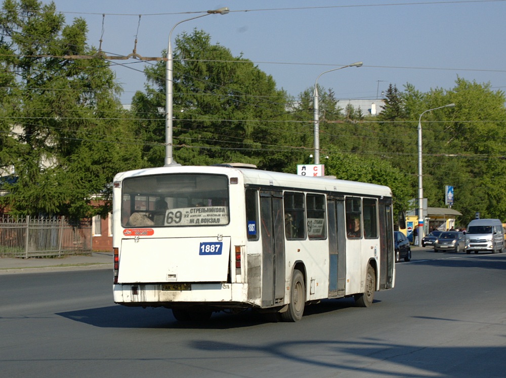 Омская область, Mercedes-Benz O345 № 1887