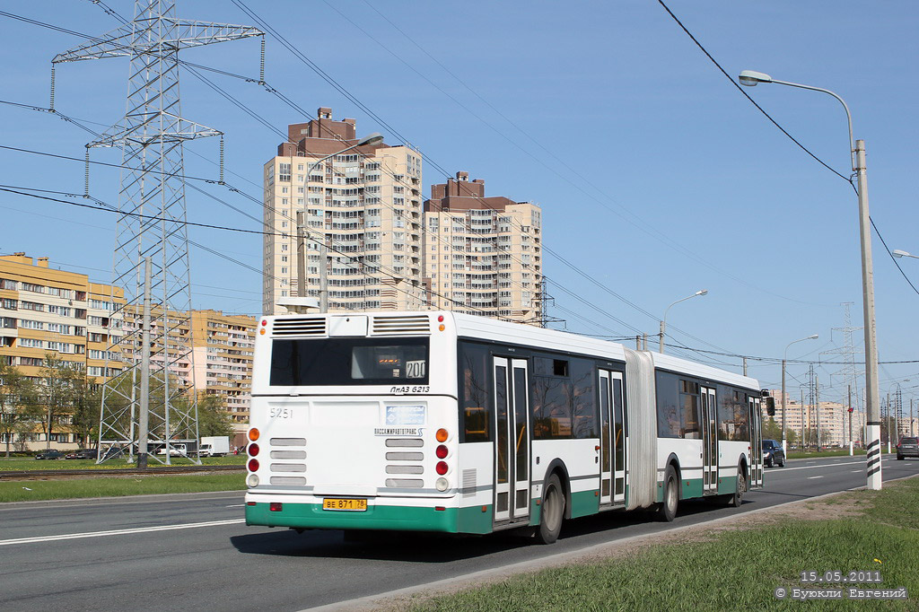 Санкт-Петербург, ЛиАЗ-6213.20 № 5251