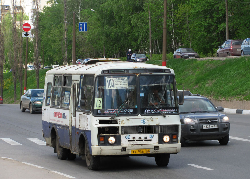 Нижегородская область, ПАЗ-32053 № АА 956 52