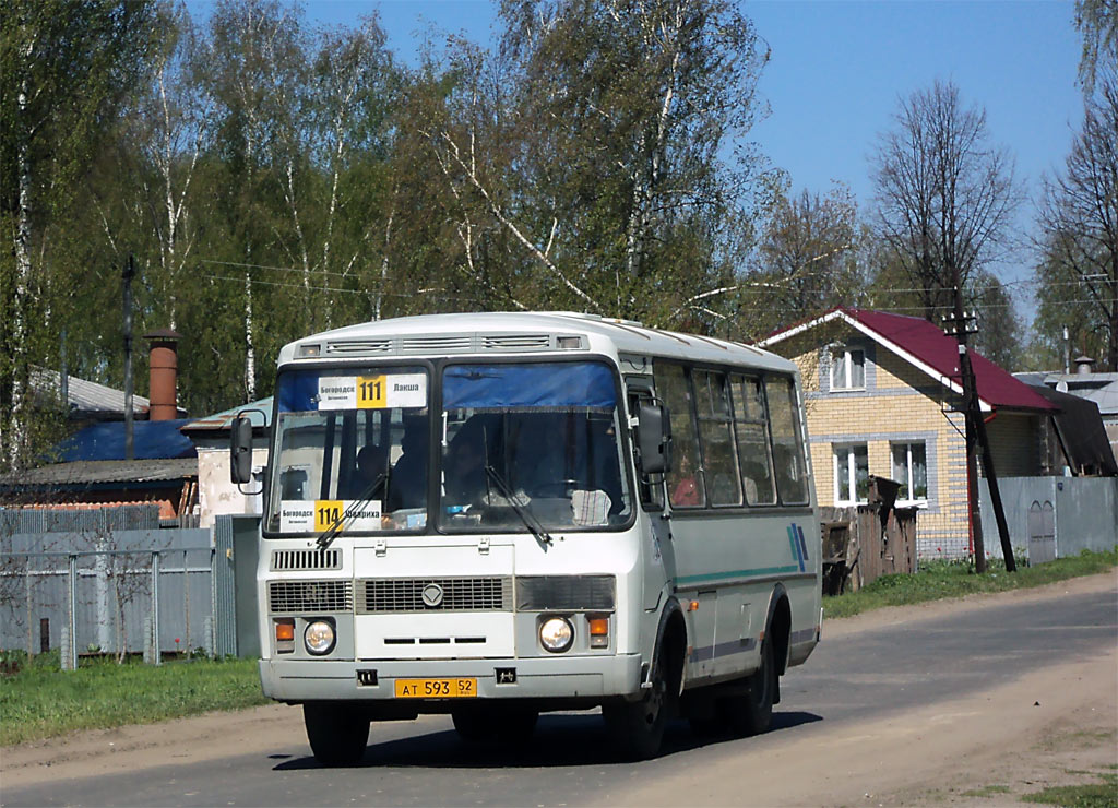 Нижегородская область, ПАЗ-32054 № АТ 593 52