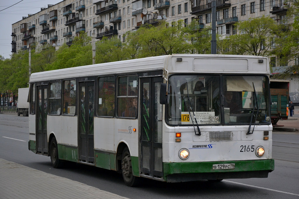 Санкт-Петербург, ЛиАЗ-5256.25 № 2165