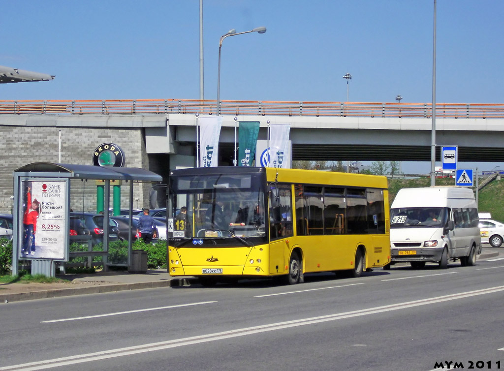 Санкт-Петербург, МАЗ-206.067 № В 028 КК 178