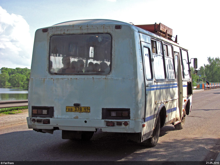 Тверская область, ПАЗ-3205-110 № АВ 378 69