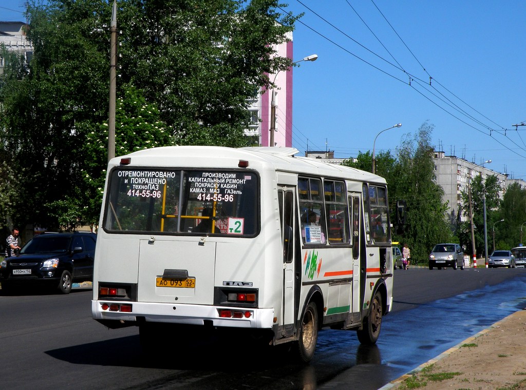 Нижегородская область, ПАЗ-32054 № АО 093 52