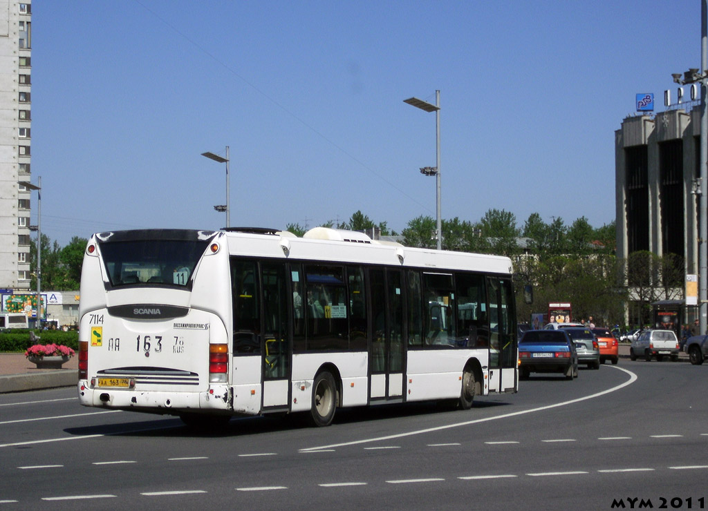 Санкт-Петербург, Scania OmniLink I (Скания-Питер) № 7114