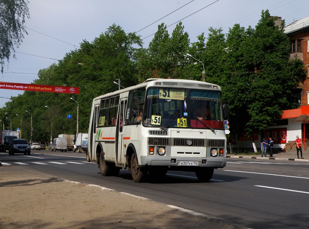 Нижегородская область, ПАЗ-32054 № В 307 КЕ 152