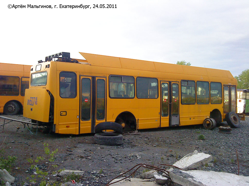 Свердловская область, DAB Citybus 15-1200C LPG № ВМ 607 66