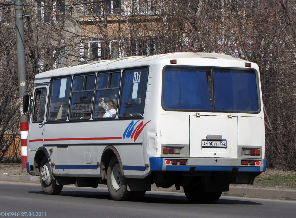 Нижегородская область, ПАЗ-32054 № А 440 УН 152