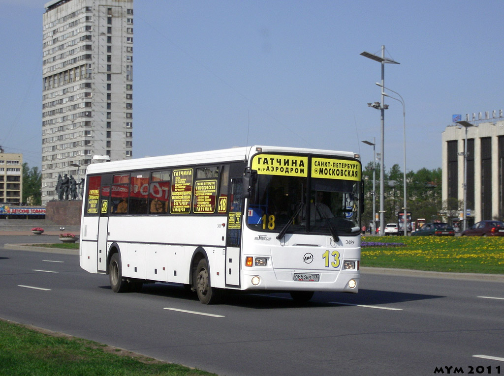 Ленинградская область, ЛиАЗ-5256.58 № 3489