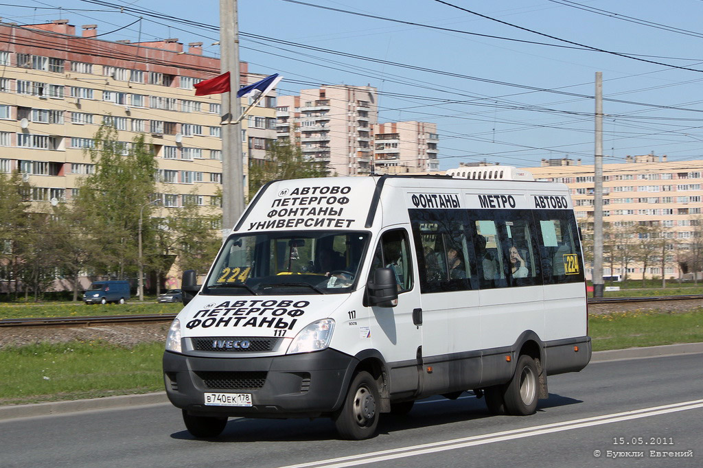 Санкт-Петербург, Нижегородец-2227UU (IVECO Daily) № 117