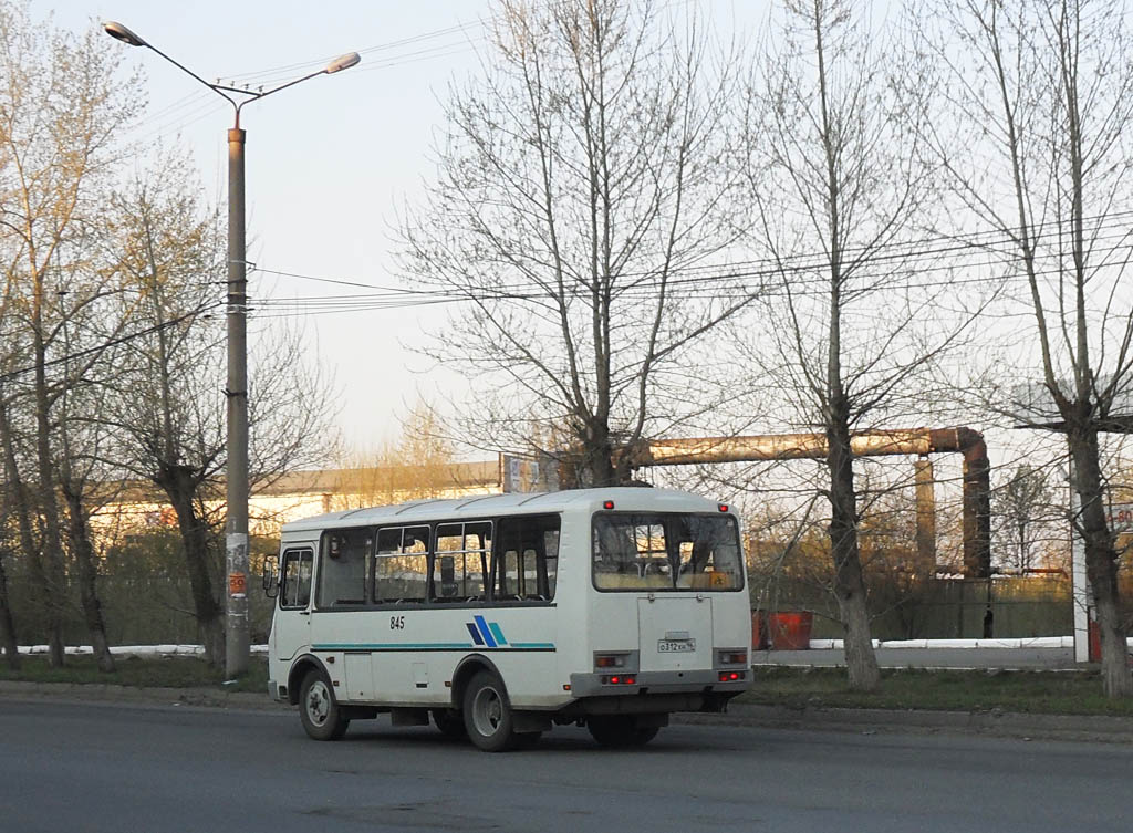 Свердловская область, ПАЗ-32053 № 845