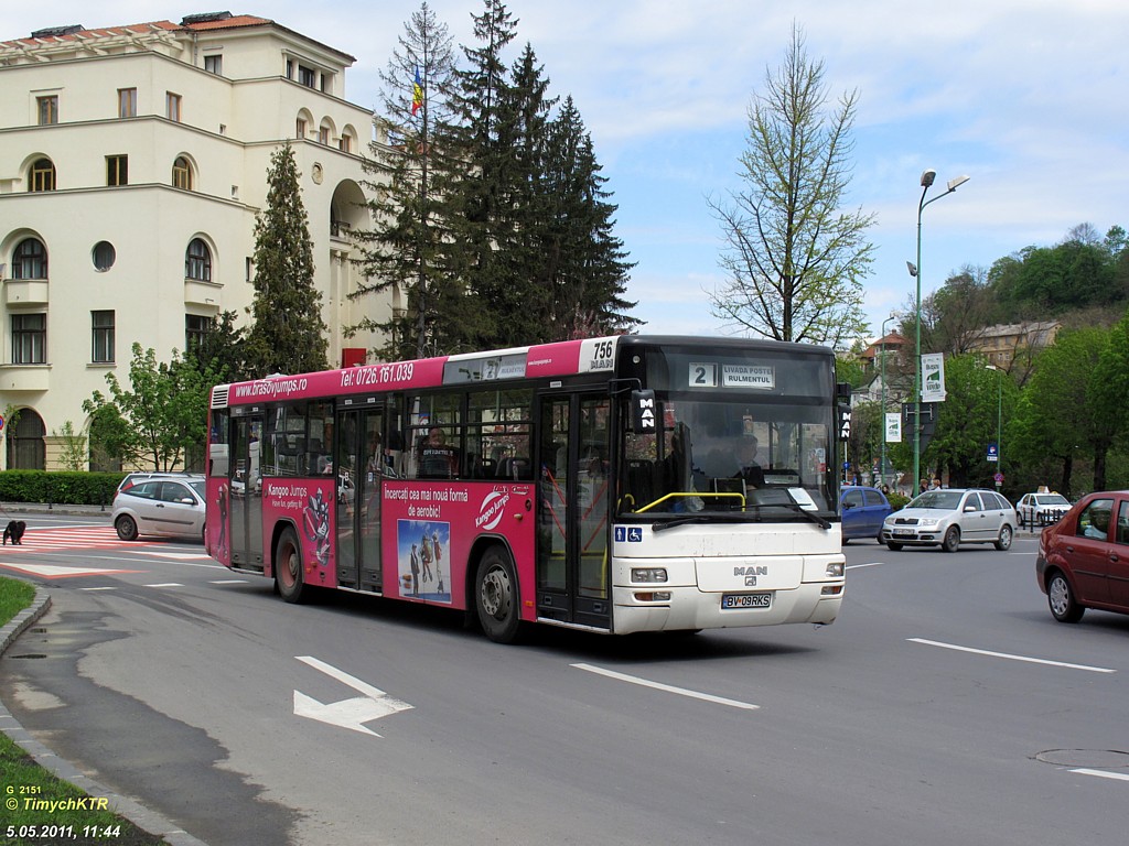 Румыния, MAN A74 Lion's Classic SL283 № 756