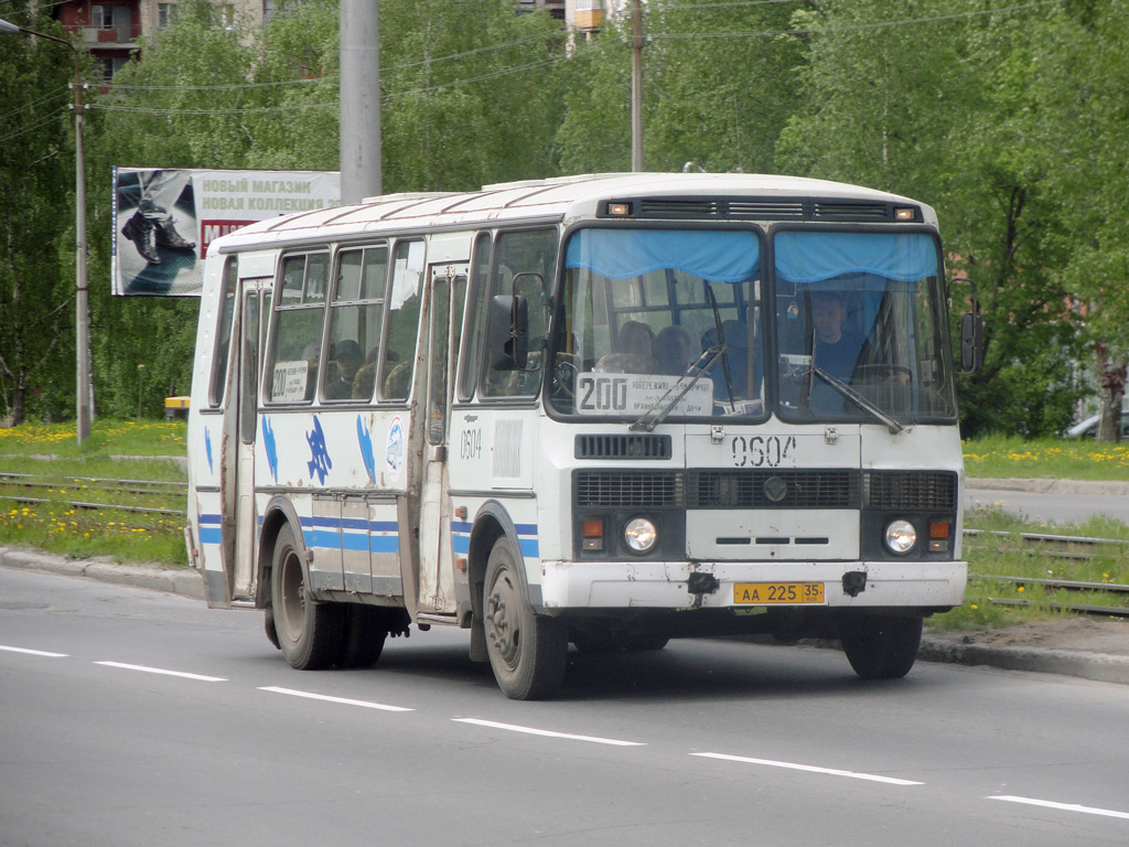 Вологодская область, ПАЗ-4234 № 0604