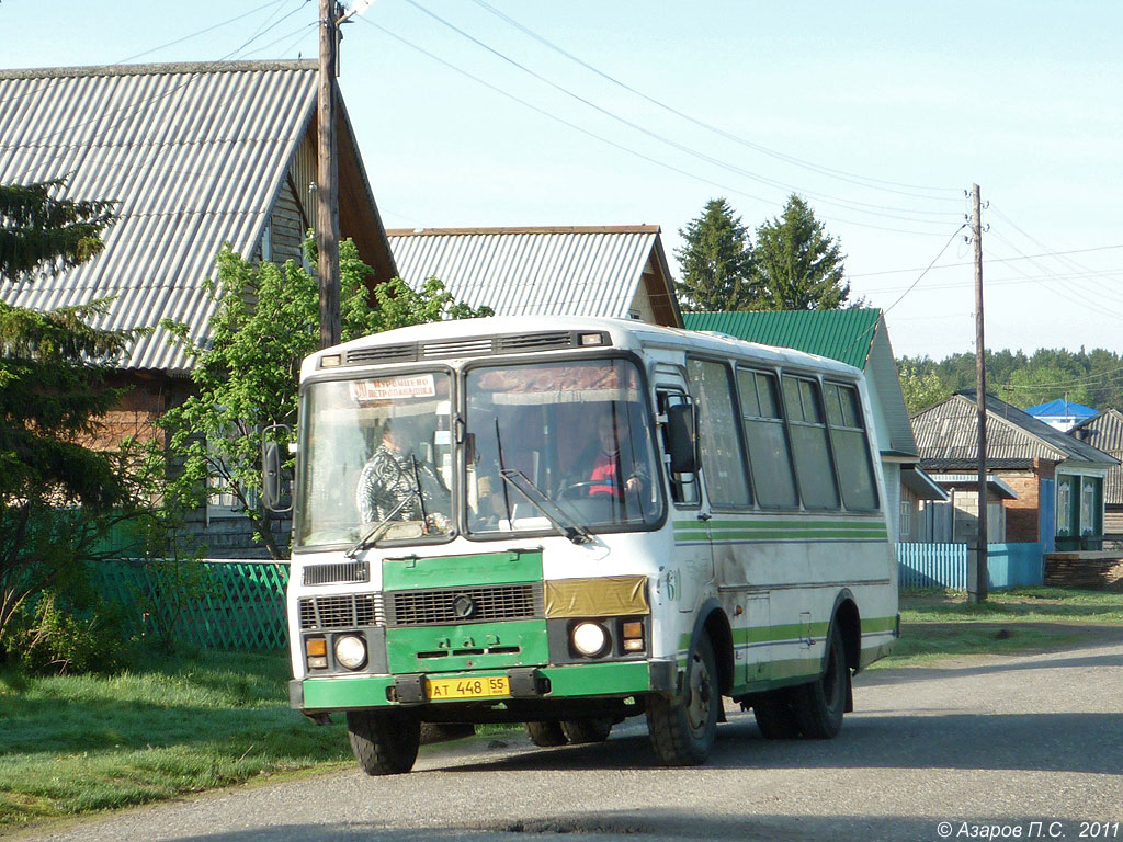 Омская область, ПАЗ-3205 (00) № 610