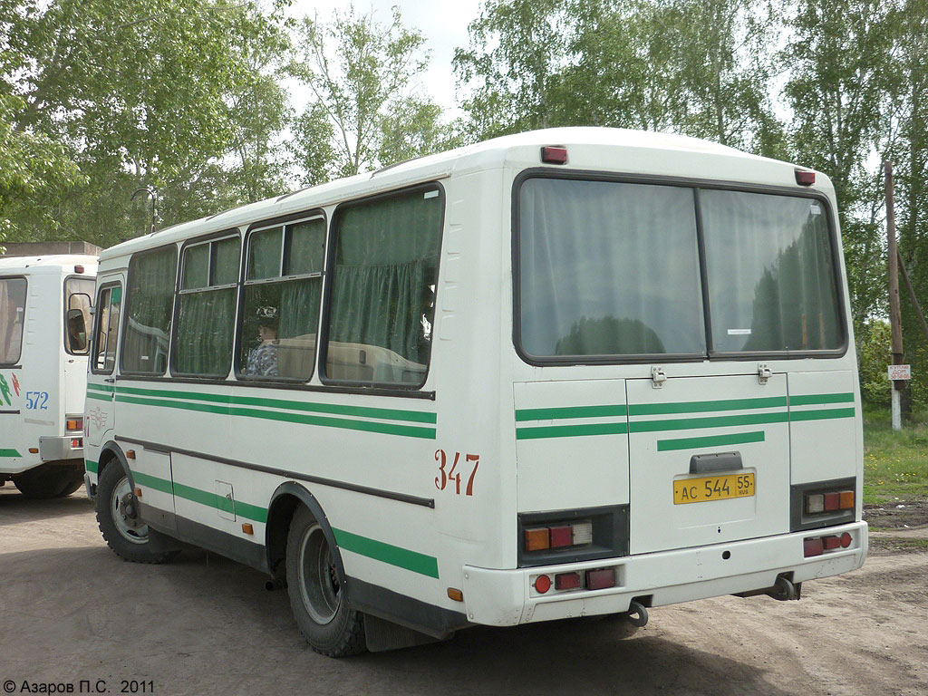 Омская область, ПАЗ-32053 № 347