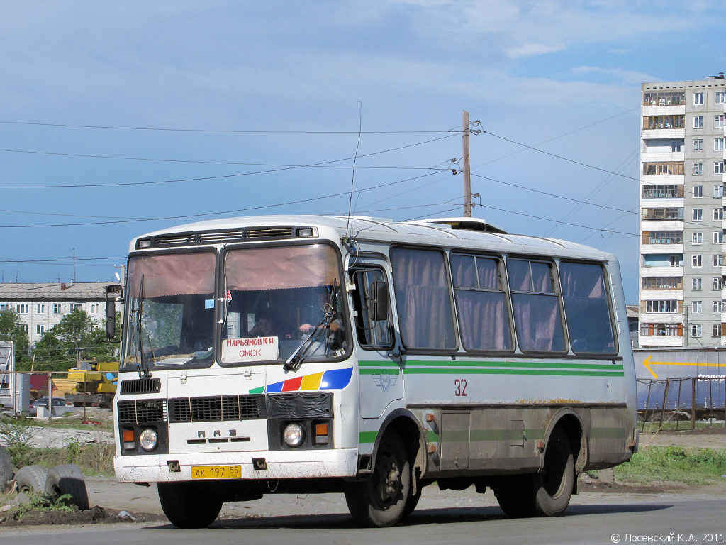 Омская область, ПАЗ-32053 № 32