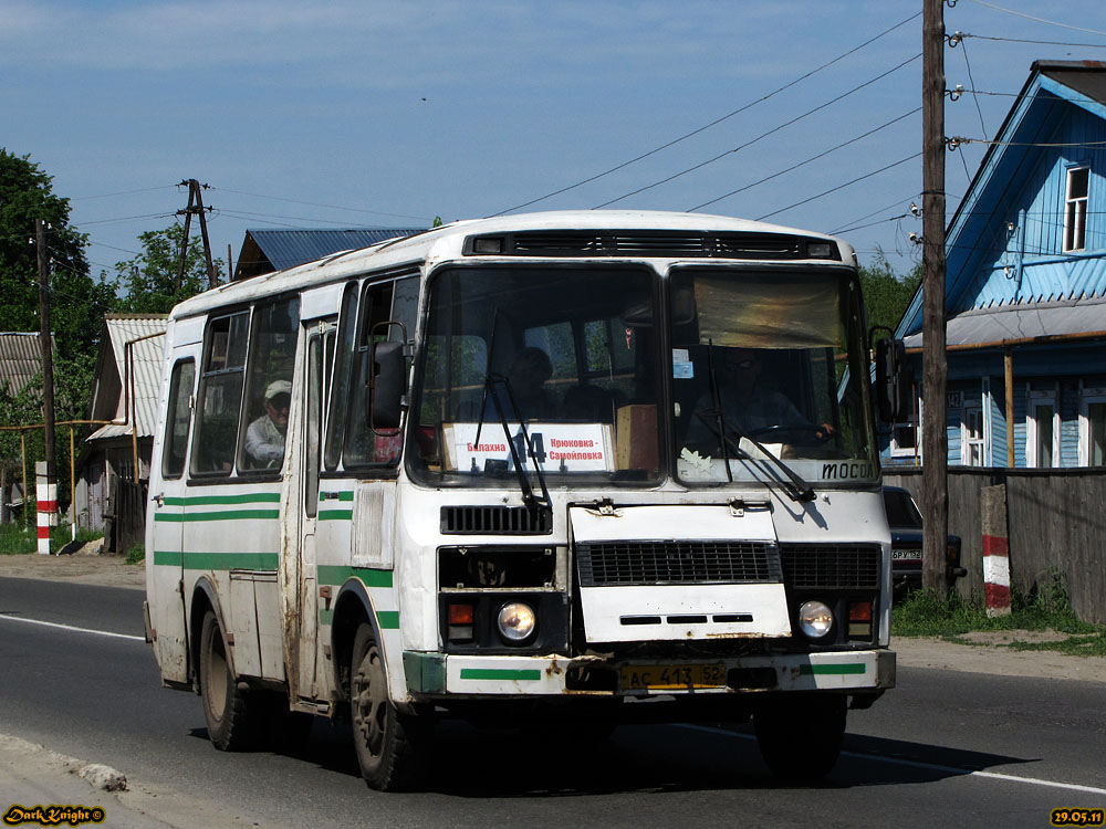 Нижегородская область, ПАЗ-32053 № АС 413 52