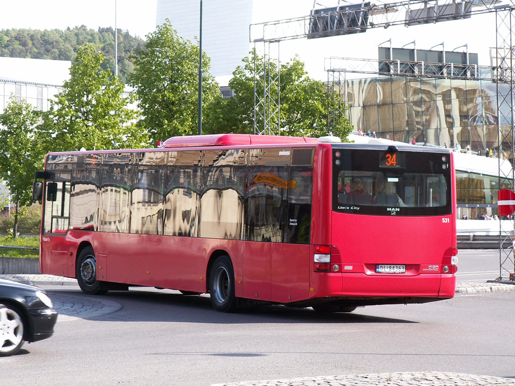 Norsko, MAN A21 Lion's City NL273 č. 531