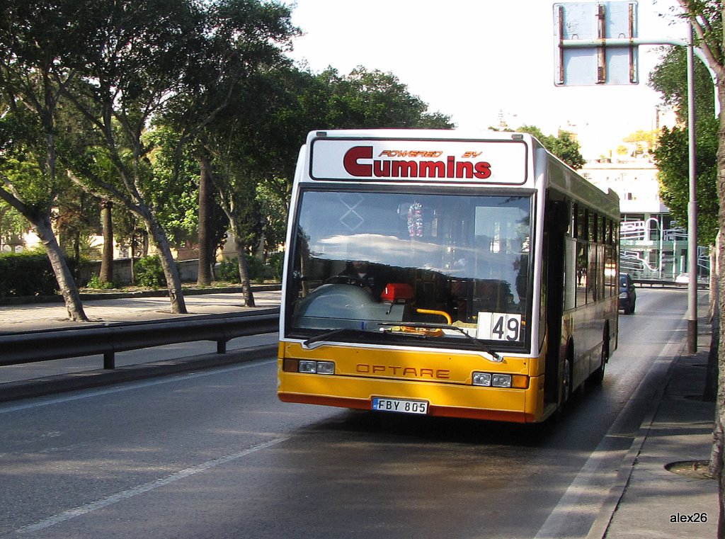 Мальта, Optare Excel № FBY 805